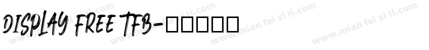 DISPLAY FREE TFB字体转换